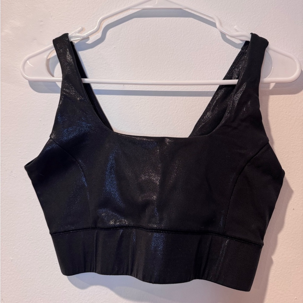 IVL Black Shimmer sports bra size 8